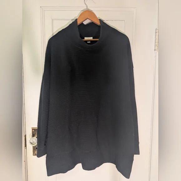 J Jill Ribbed Funnel Neck Sweater - Picture 3 of 3